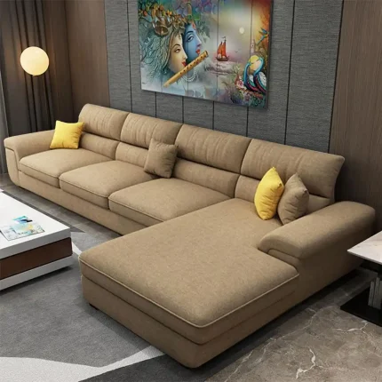 EverCozy - Italino 5 Seater Fabric Sofa