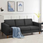 EverCozy Antilia 3 Seater Fabric Sofa