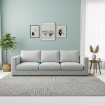 Zeno 3 Seater Fabric Sofa